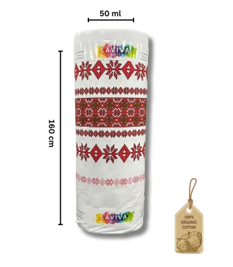 Material fata de masa engros 100% bumbac, latime 160 cm, rola 50 ml (alb)