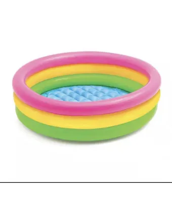 Piscină Gonflabilă Copii 86 cm, Engross – Design Colorat, Fund Moale, Ideală pentru Joacă și Răcorire