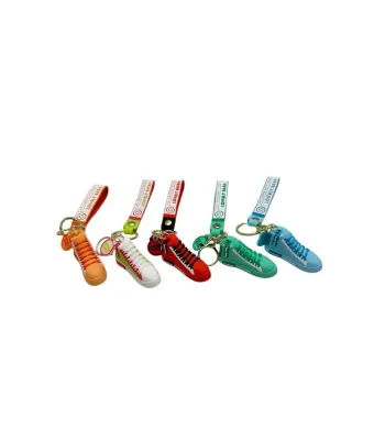 Breloc cu adidas multicolor din silicon – accesoriu cool si original pentru chei sau ghiozdan, En-gros