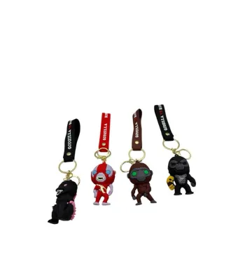 Breloc tip animalut multicolor din silicon – accesoriu jucaus si colorat pentru chei sau ghiozdan, En-gros