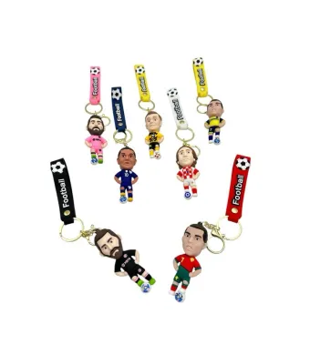 Breloc figurina multicolor din plastic silicon – accesoriu vesel si durabil pentru chei sau ghiozdan, En-gros