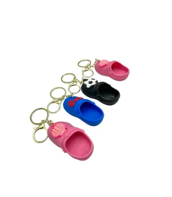 Breloc tip Papuc din Silicon – Accesoriu jucaus si durabil pentru chei si ghiozdan, calitate superioara, En-gros