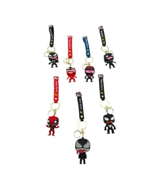 Breloc figurina Multicolora – Accesoriu colorat si jucaus pentru chei sau ghiozdan, calitate superioara, En-gros
