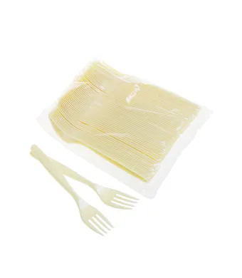 Furculite reutilizabile plastic CREM 50 buc/set Engros