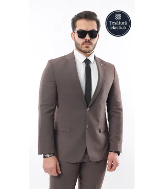 Costum de bărbat Talia 2 cu 2 nasturi fără vestă cu lycra Engross (50, 52, 54, 56)