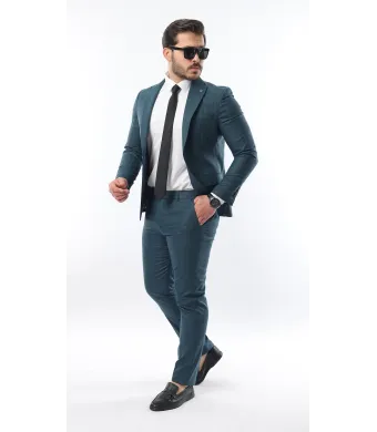 Costum de bărbat Talia 2 cu 2 nasturi fără vestă Engross (50, 52, 54, 56)