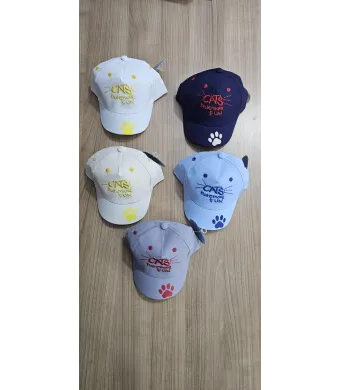 Sapca de bumbac pentru copii, imprimeuri diferite, mixt culori, engros