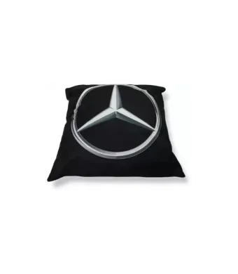 Pernă decorativă cu burduf – Mercedes – 45x45 cm – Catifea 100%,En-gros