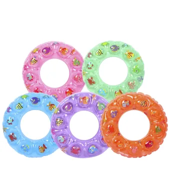 Colac Gonflabil 10/set pentru Copii 90cm Fata si Baiat, Diferite Culori Engros