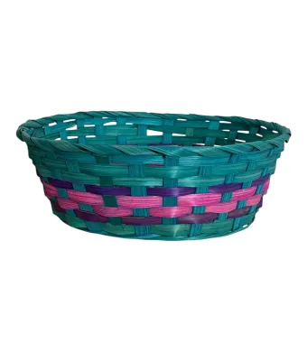 Coș vegetal verde engros 27x9cm