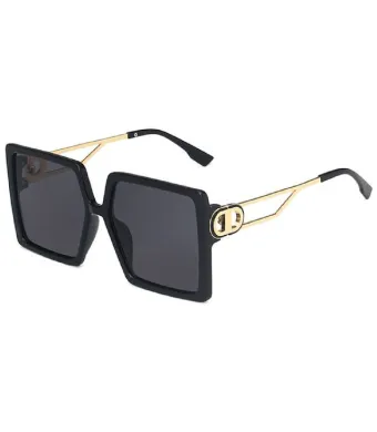 Ochelari de soare, Model Queen, Oversize, Femei, Protectie UV400, Negru Engros (NEGRU)