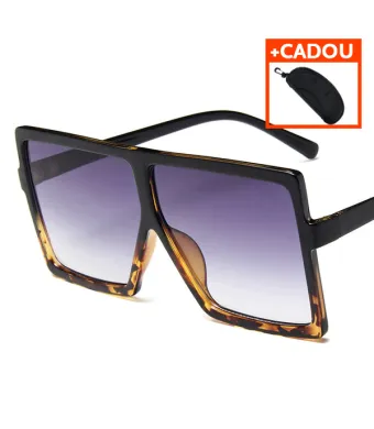 Ochelari de soare, Femei, Model Leopard, Protectie UV400, Negru Engros (NEGRU)