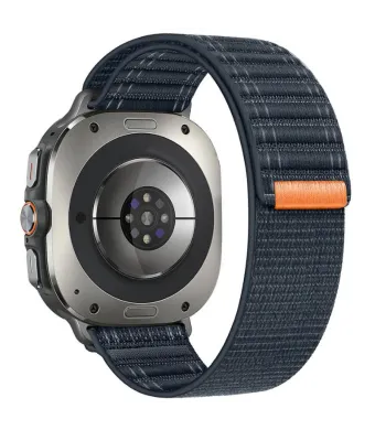 Curea Wave cu Arici pentru Apple Watch, Sport, Marime reglabila, Nylon elastic, Bleumarin - 44/45/46/49 mm Engros (44/45/46/49 mm, Bleumarin)