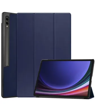 Husa Protectie cu Slot pentru Pix pentru Samsung Galaxy Tab S9/S9FE, Leather look, Pliabila, Bleumarin Engros (Bleumarin)