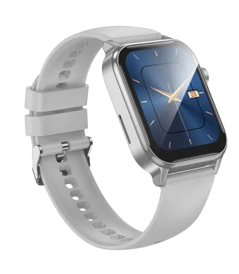 Smart Watch Y26 HOCO, Call version Bluetooth, Ecran 1.81”, Baterie 230mAh, Curea silicon, Gri Engros (Gri)