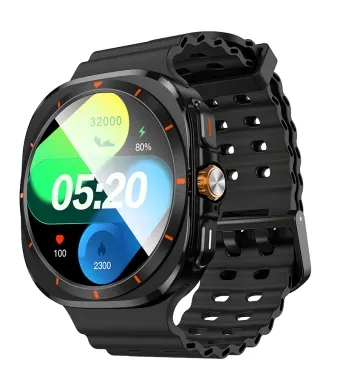 Smart Watch Y29 HOCO, Call version Bluetooth, Ecran 1.5”, Baterie 220mAh, Curea silicon, Negru Engros (NEGRU)