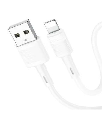 Cablu Hoco de la USB A la Lightning 2,4A X83 1m, Alb Engros (Alb)