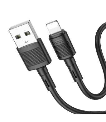Cablu Hoco de la USB A la Lightning 2,4A X83 1m, Negru Engros (NEGRU)