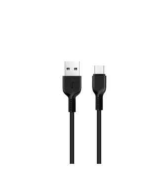 Cablu Hoco de la USB A la USB Type-C 2,4A X20 1m, Negru Engros (NEGRU)