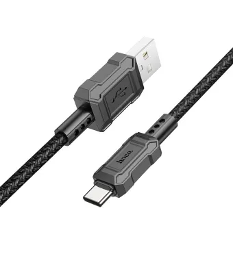 Cablu Hoco de la USB la USB Type-C, 3A, X94, 1m, Negru Engros (NEGRU)