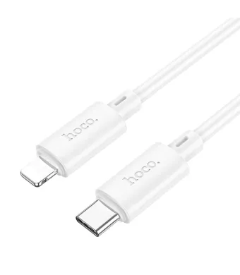 Cablu Hoco de la USB Type-C la Lightning, PD 2.4A, 20W, X88, 1m, Alb Engros (Alb)