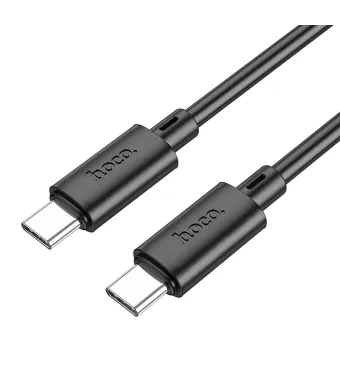 Cablu Hoco de la USB Type-C la USB Type-C, PD 3A, 60W, X88, 1m, Negru Engros (NEGRU)