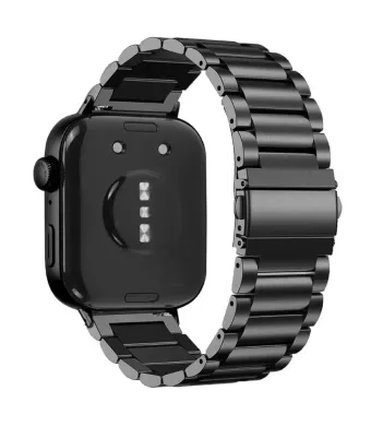 Curea Zale Clasice pentru Huawei Watch Fit 3, Aspect Business, Metalica, Negru Engros (NEGRU)