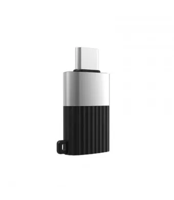 Adaptor OTG, Port USB si Mufa type-C, XO-NB149-F, Negru-Gri Engros (gri, negru)