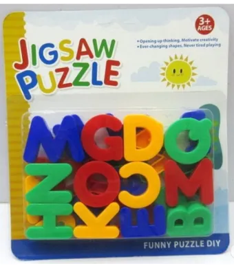 Set educativ engros, litere din plastic cu magnet, 16.5×18×2 cm, dimensiune aproximativa piesa 3-4 cm
