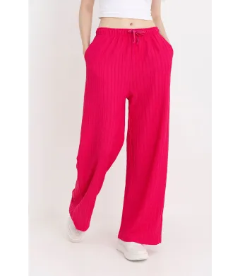 Pantaloni Dama Baki Largi Engros M2 Ciclam