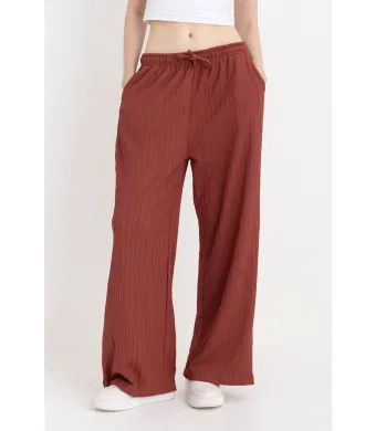 Pantaloni Dama Baki Largi Engros M2 Grena