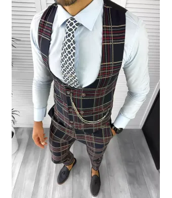 Compleu Costum barbati engros Pantaloni + Vesta