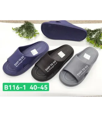 Papuci de vară pentru bărbați – Model turnat, confortabili și ușori, culori combinate, mărimi 40-45
