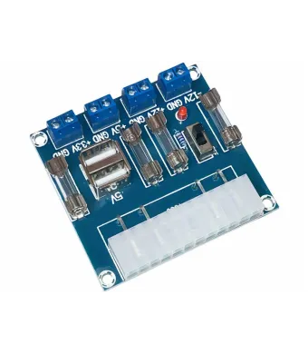 Modul adaptor ATX 24 pini la terminale, cu usb ENGROSS