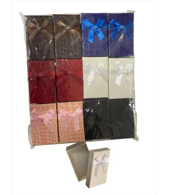 Casete din carton, diverse culori, 24/set, dimensiuni: 5 x 8 cm