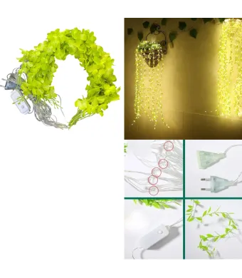 Ghirlanda din Frunze 2x2m cu LED Engros