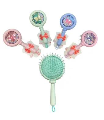 Perie de Par 24/set cu Agatatoare 19cm, Diferite Culori Engros