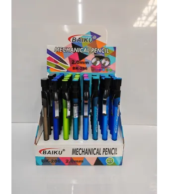 Set Creioane Mecanice 2B – 48 Bucăți, Vârf 2 mm, Culori Asortate - Engros