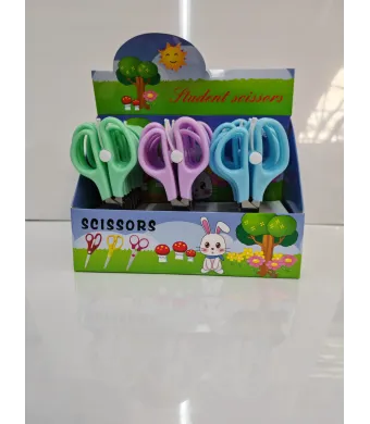 Set Foarfece de Precizie cu Mâner de Plastic – Diverse Culori, 24 Bucăți – Vânzare Engros