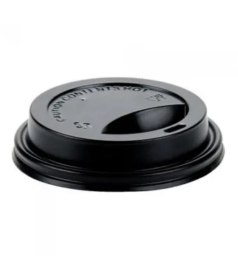 CAPAC PENTRU PAHARE DIN CARTON NEGRU (100 BUC/SET)8CM