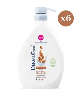 DERMOmed Migdale 1 L, gel de duș engros/6buc