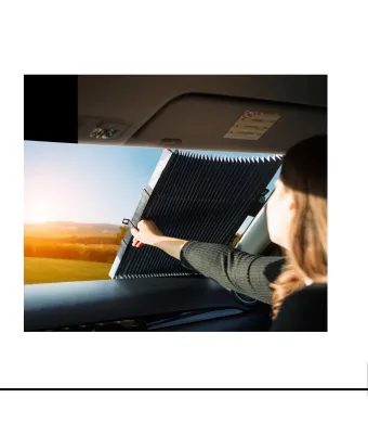 Parasolar auto tip acordeon, retractabil, 46x150 cm – protectie solara compacta pentru parbriz Angro engros