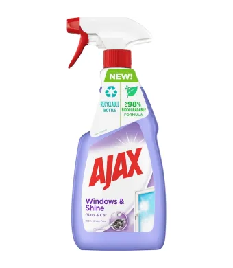 Solutie pentru curatat geamuri Ajax Windows & Shiny Surfaces, 500 ml