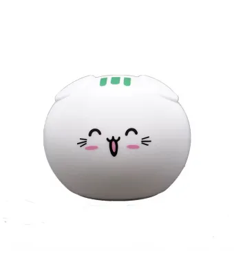 Lampă de veghe copii pisică multicolor – silicon moale, lumină ambientală, reîncărcabilă, ideală pentru dormitor