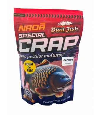 BOOM DE FUM NADA SPECIAL CRAP, AROMA DE CAPSUNI, 1KG, DUAL FISH