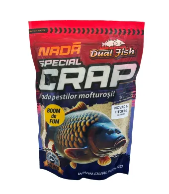 BOOM DE FUM NADA SPECIAL CRAP, AROMA DE NOVAC SI FITOFAG, 1KG, DUAL FISH