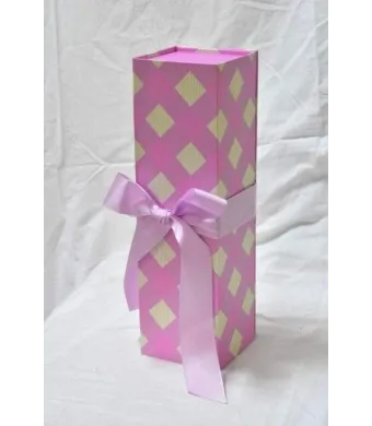 Cutie cadou cu panglica 10x10x34cm- engros