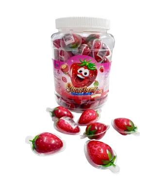 Jeleu in forma de capsuni 10gr engross