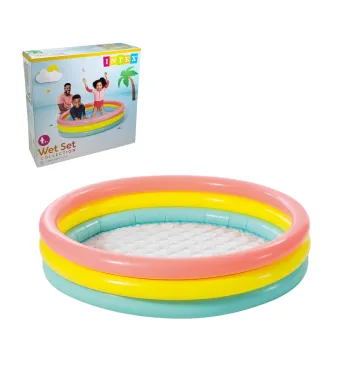 Piscina Gonflabila  pentru Copii, Intex 1.14m x 25cm Multicolora Engros