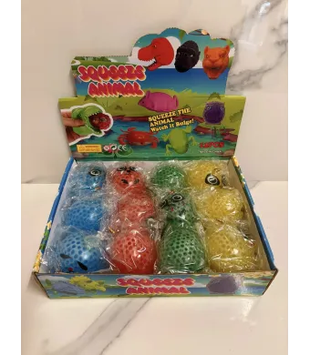 Set Jucării Antistres En-gros „Squeeze Animal” – 12 Bucăți/Set